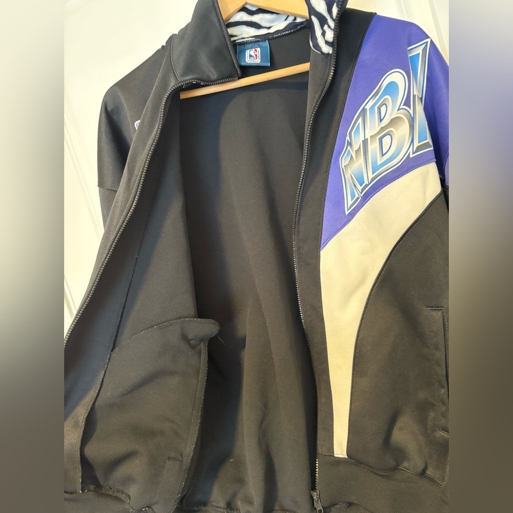 Vintage Japan NBA Track Jacket by Capital Industry Inc —Retro Warm-Up Zip Jacket - Picture 5 of 13